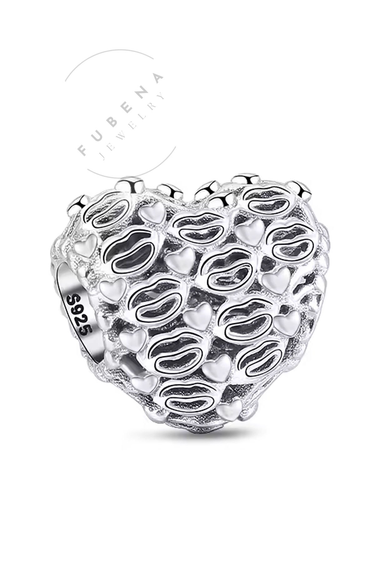 Kalp İmgeli Kalp Charm