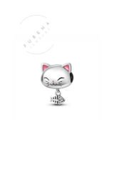 Kedi ve Kılçık Sallantılı Charm