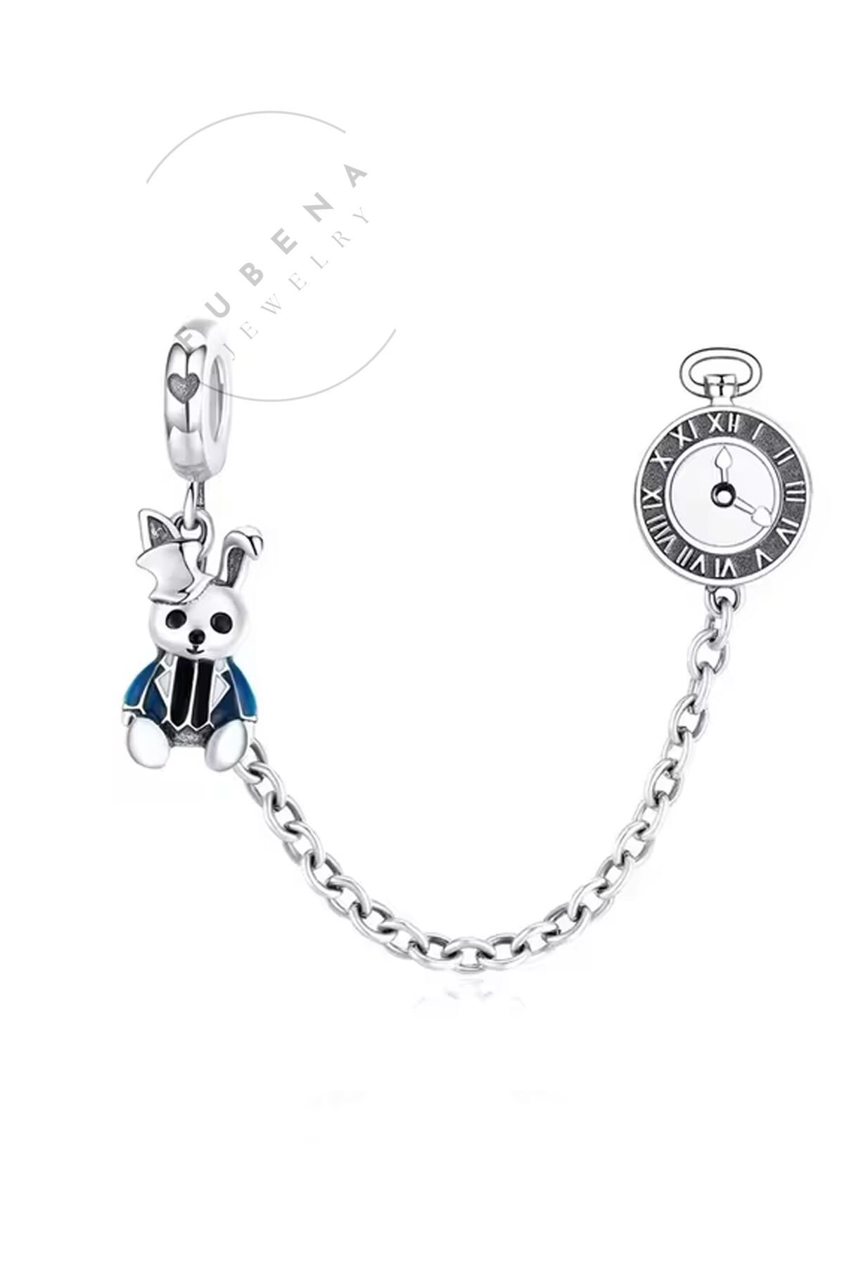 Fubena Ayıcık ve Saat Zincirli Charm